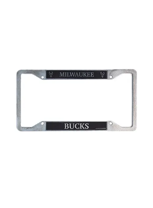 Rico Milwaukee Bucks Pewter License Plate Frame 1