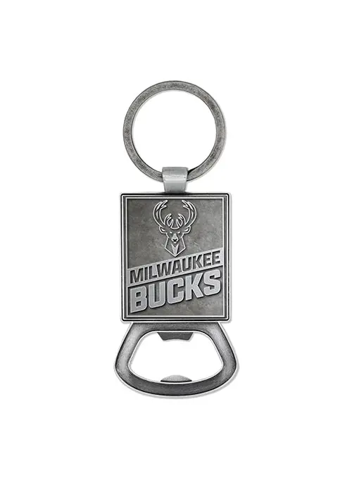 Rico Pewter Milwaukee Bucks Keychain – Durable Metal Finish 1