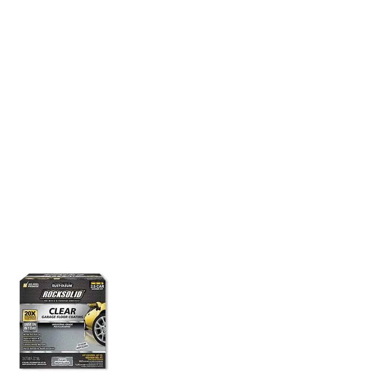 Rust-Oleum Rocksolid Clear Polycuramine Topcoat For Garage Floors – 90 Oz Protective Finish 1