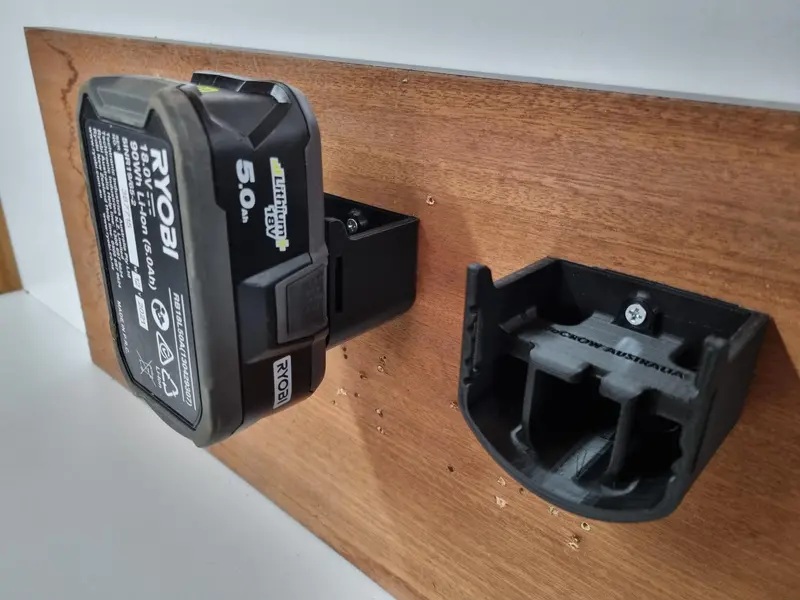 Ryobi One+ 18V Battery Holder Mount For Compact Storage 1