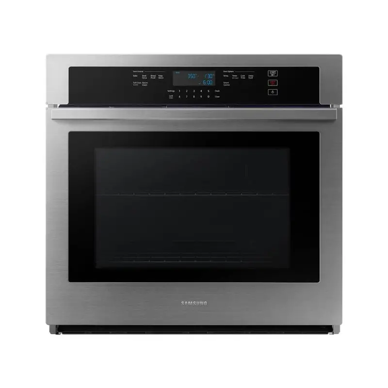 Samsung 30-In Single Electric Wall Oven – Sleek Stainless Steel Design, Even Heating 1