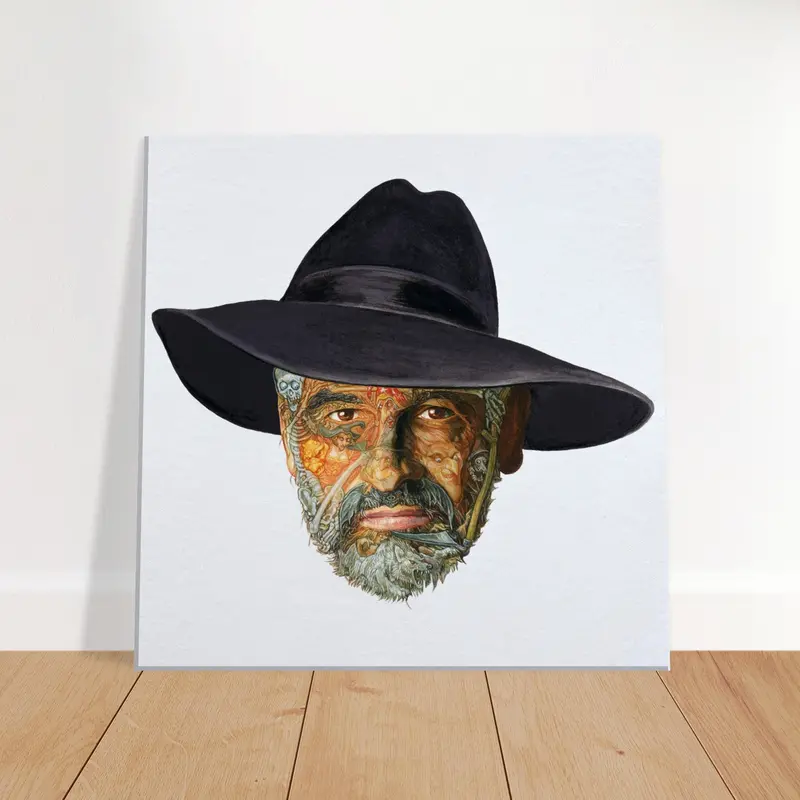 Serious Terry Art Print On Canvas 1