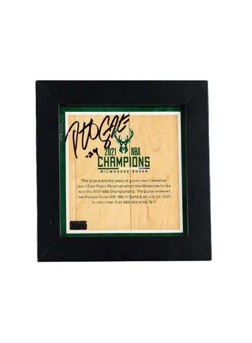 Signed Pat Connaughton Milwaukee Bucks Championship Photo Frame – 7"X7" 1