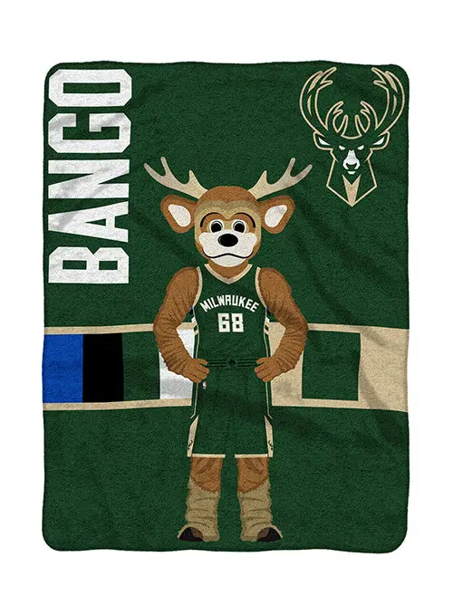 Sleep Squadron Bango Throw Blanket (60"X80") – Milwaukee Bucks Cozy Game Day Essential 1