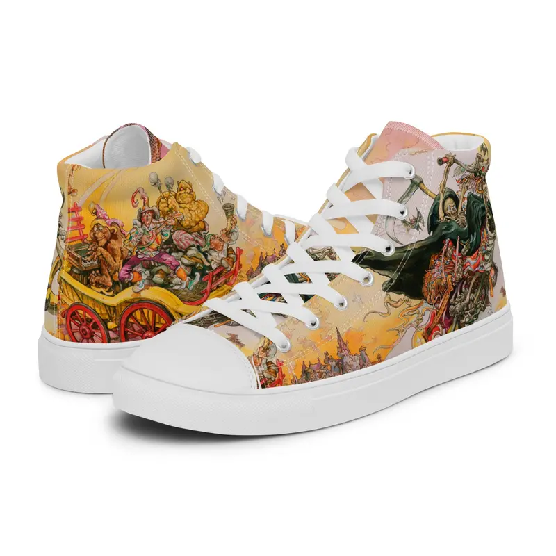 Soul Music Women'S Canvas High-Top Sneakers – Free Us Shipping + Size Reference 1