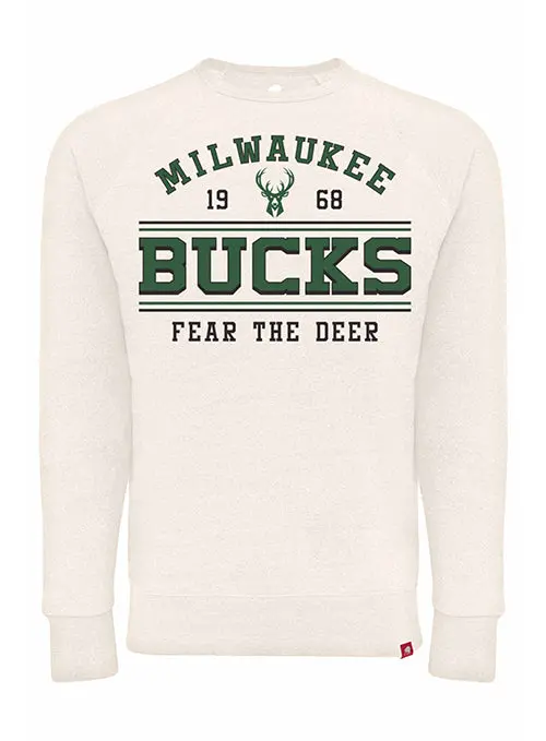Sportiqe Dempsy Harmon Milwaukee Bucks Crewneck Sweatshirt 1