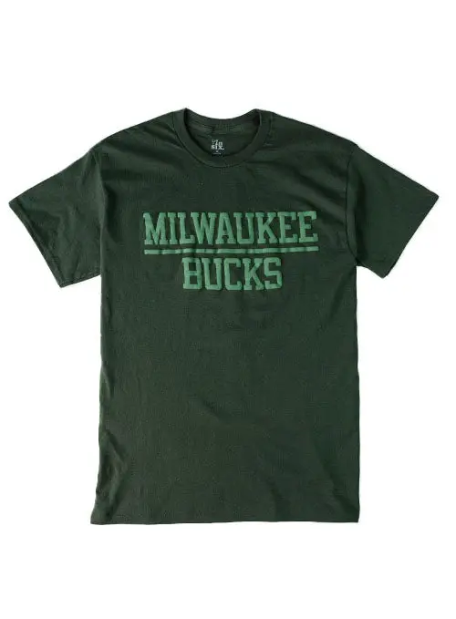 Sports Design Sweden ‘Down The Lane’ T-Shirt – Milwaukee Bucks Basketball Art 1