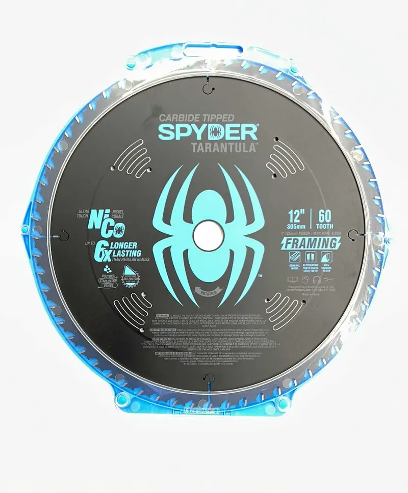 Spyder 13057 Circular Saw Blade – 12" Diameter, 60-Tooth Carbide 1