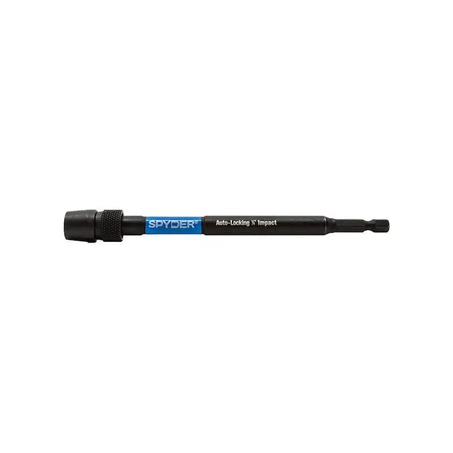 Spyder 19082 Locking Quick-Change Impact Bit Extension – 6" Ratcheting Design 1