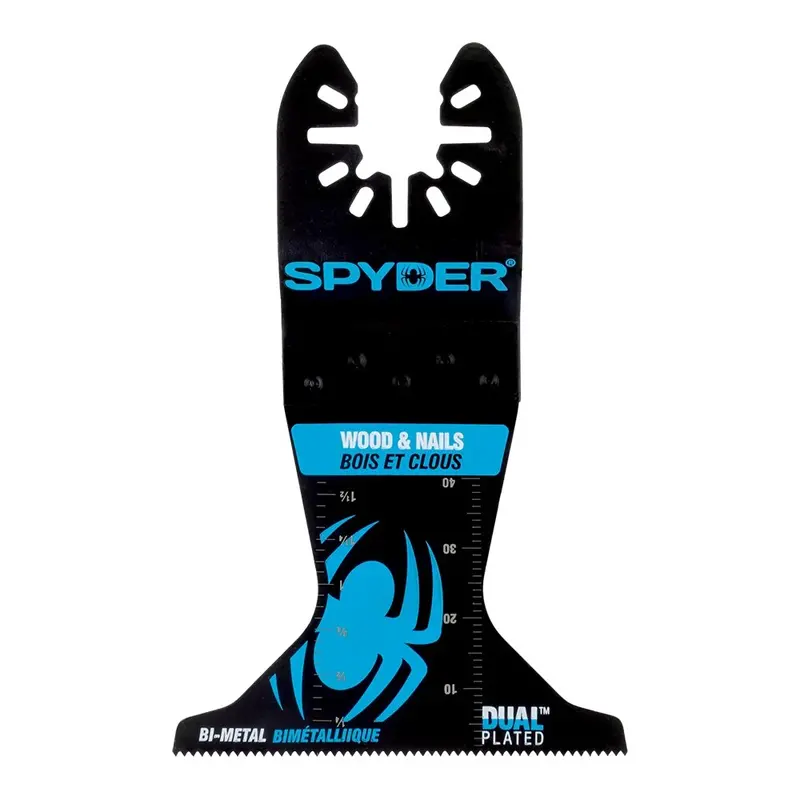 Spyder 2-1/2-Inch Bi-Metal Oscillating Blade For Wood And Nails 1