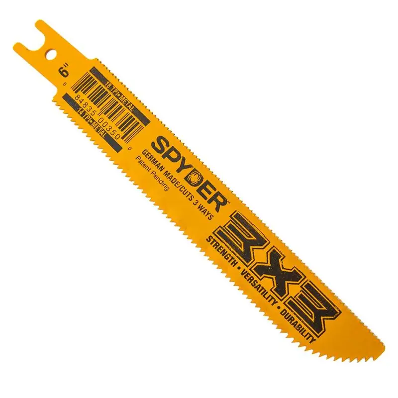 Spyder 200180 3X3 Bi-Metal Wood/Metal Cutting Blade – 6" X 14/18 Tpi 1