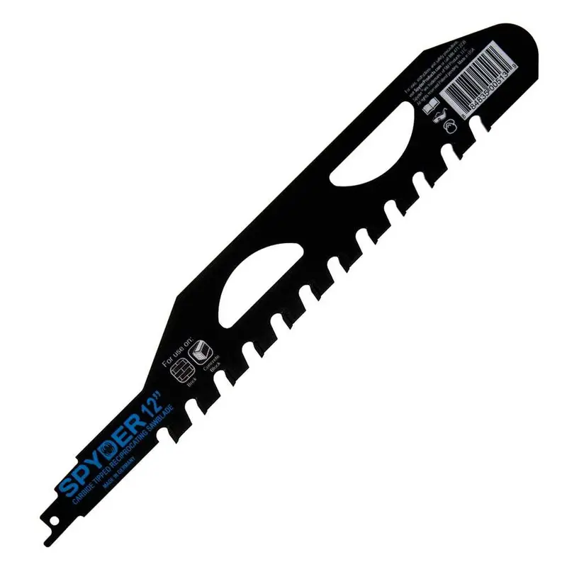Spyder 200210 12" Masonry Demolition Blade – Carbide-Tooth, 2 Tpi 1