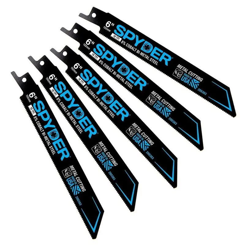 Spyder 200303 Bi-Metal Precision Metal Cutting Blades – 6" X 18 Tpi, 5-Pack 1
