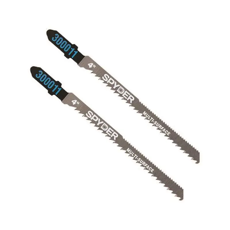 Spyder 300004 Double-Sided T-Shank Blade Set: 4" X 10 Tpi, Chrome/Vanadium Alloy – 2-Pack 1