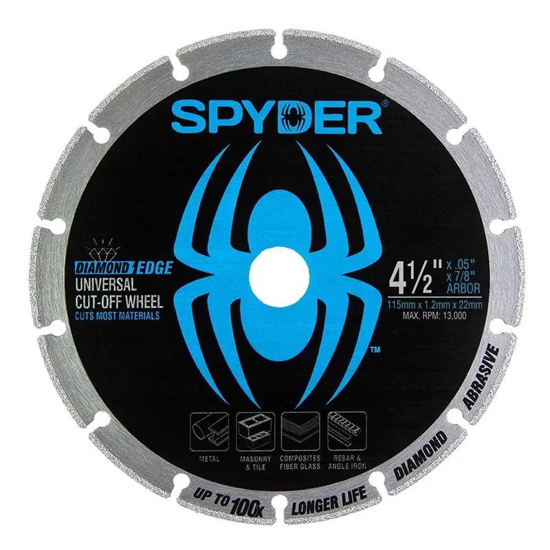 Spyder 4.5" Diamond Cut-Off Wheel For Compact Tools 1