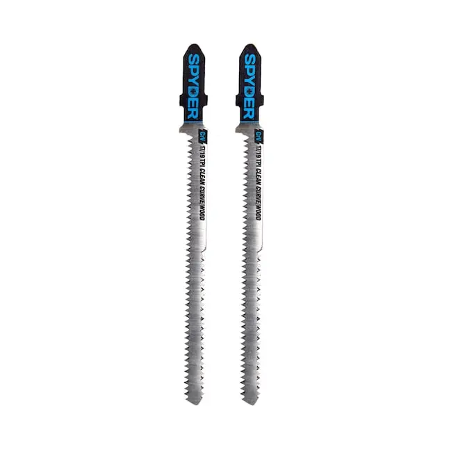 Spyder 4-Inch T-Shank Chrome/Vanadium Jigsaw Blades – 2-Pack (Model 300100) 1