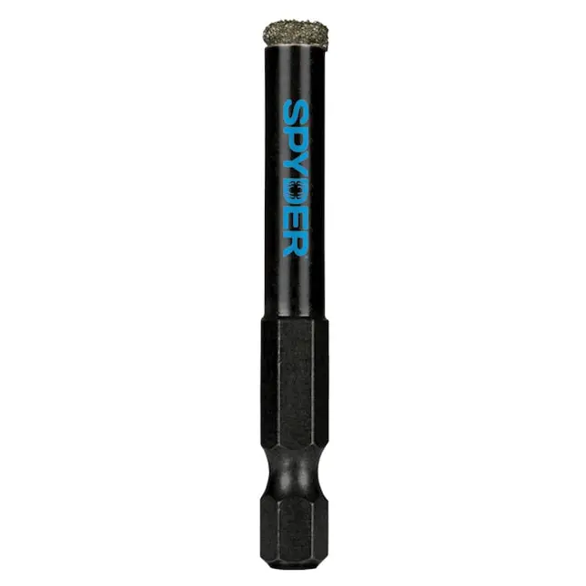 Spyder 600847 1/4" Diamond Hole Saw Bit – Compact Masonry & Concrete Bit 1
