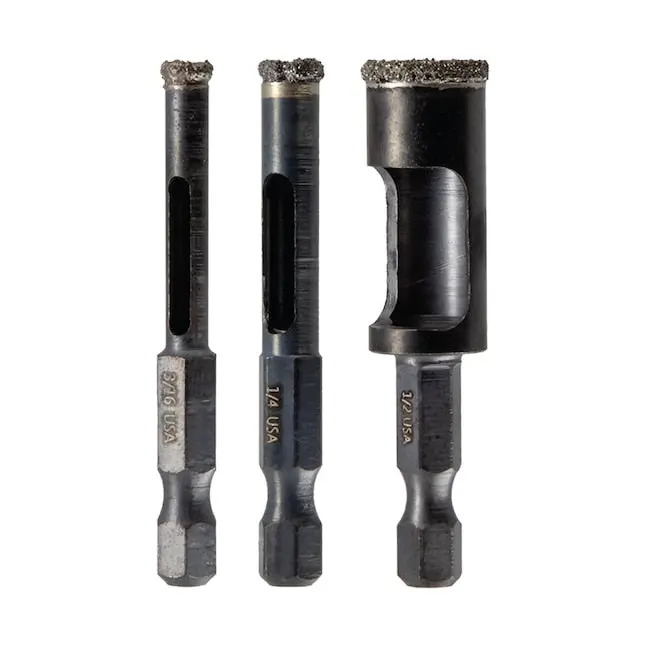 Spyder Diamond Edge Arbored Hole Saw Kit — 3-Piece Set 1