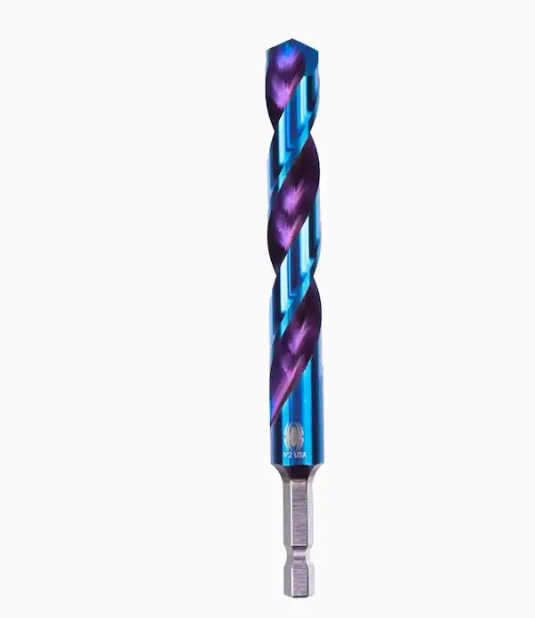 Spyder Mach-Blue Hex Shank Drill Bit – 1/2" Diameter, High-Strength Steel 1