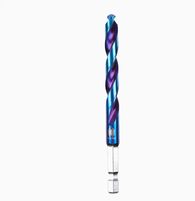Spyder Mach-Blue Hex Shank Drill Bit – 7/16" Diameter, Precision Ground 1