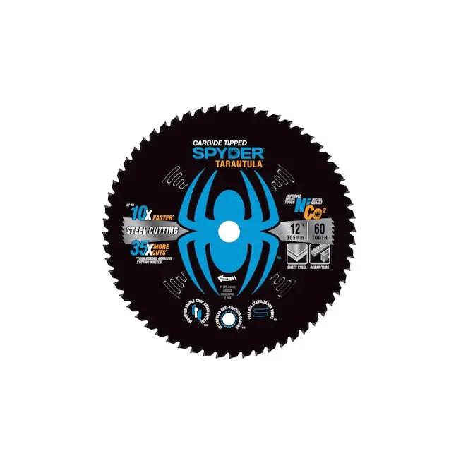 Spyder Precision Circular Saw Blade – 12", 60-Tooth, Carbide-Tipped 1