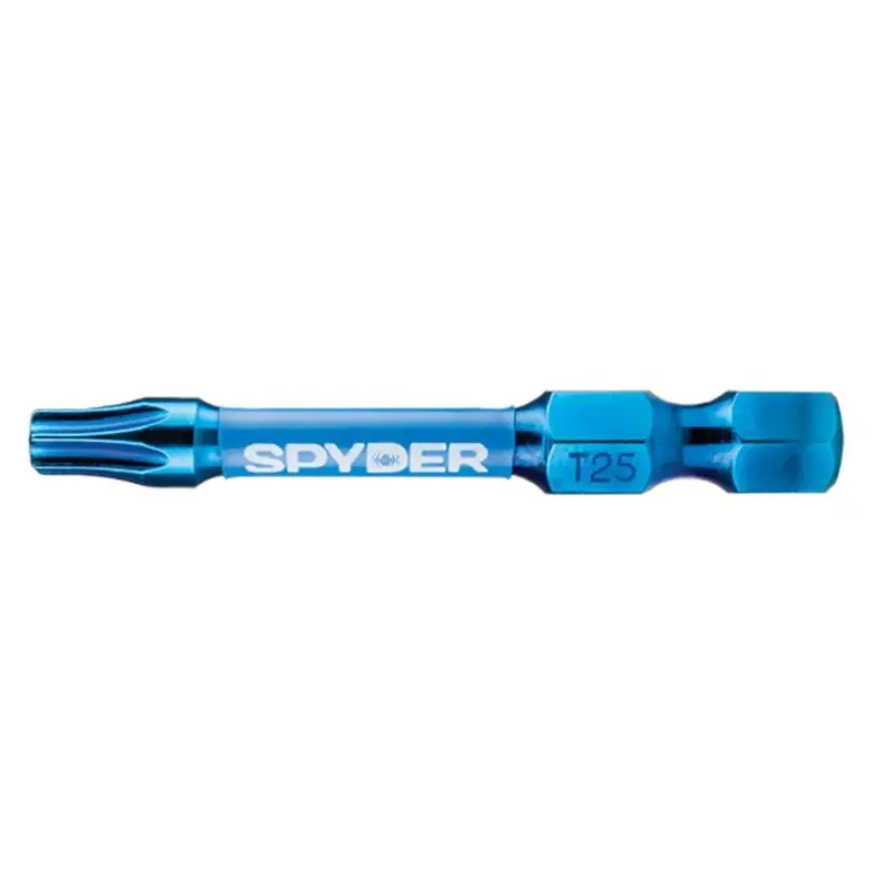 Spyder Spy T25 Torx Impact Bit Set – 1/4" Shank, 2" Length, 5-Piece 1
