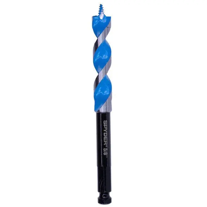 Spyder Stinger Woodboring Auger – 5/8" × 6-1/2", Hex-Shank Compatible 1