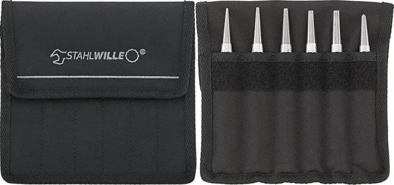 Stahlwille 104–105/6T Drift & Center Punch Set In Textile Case – 96700600 1