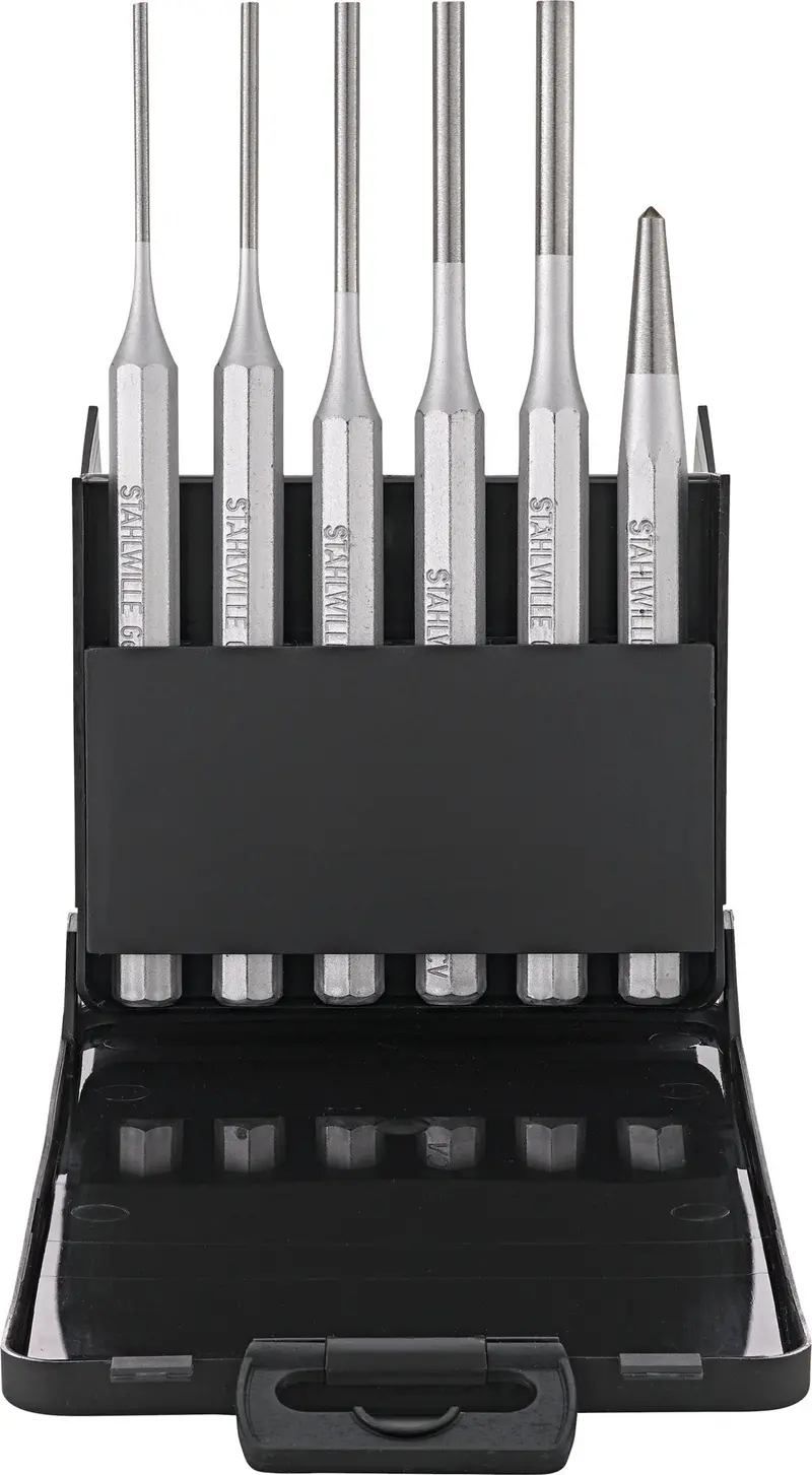 Stahlwille 105–108/6 Pin And Center Punch Combo – Compact 6-Piece Set, Model 96700712 1