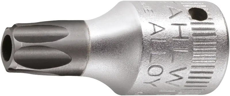 Stahlwille 1351020 Ktxb T20 1/4" Magnetic Bit Socket With Through-Hole 1