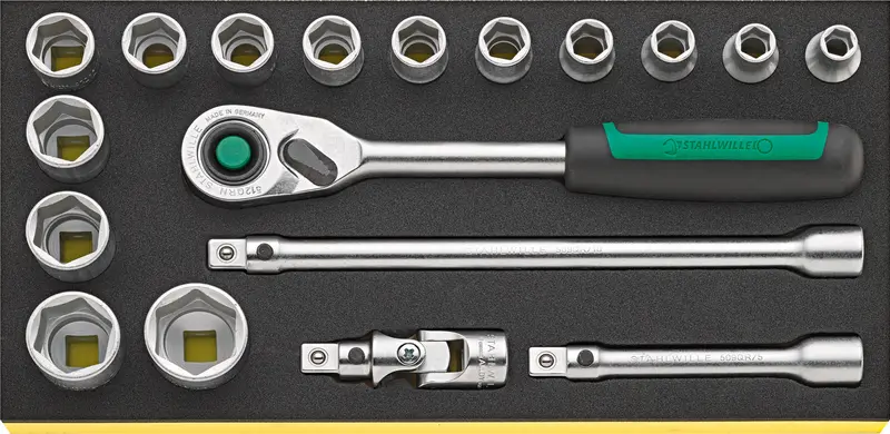 Stahlwille Tcs 1/2" 52/14/4 Quick-Release Socket Set 1