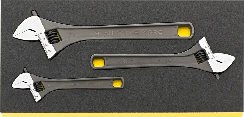 Stahlwille Tcs 4026/3 Metric Adjustable Wrench Set 1