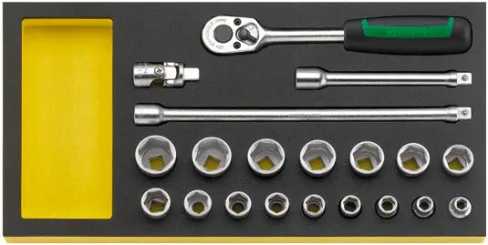 Stahlwille Tcs 456/16/4 Mf 3/8" Drive Quick-Release Socket Set 1