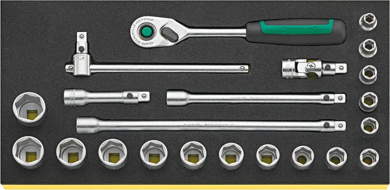 Stahlwille Tcs 456/16/6 Quick-Release Socket Set 1