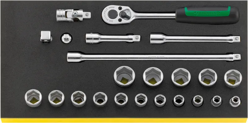 Stahlwille Tcs 456/16/7 Metric Socket Set With Organizer 1
