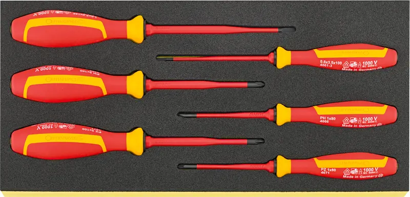Stahlwille Tcs 4661/4671 Vde-Certified Drall+ Screwdriver Set 1