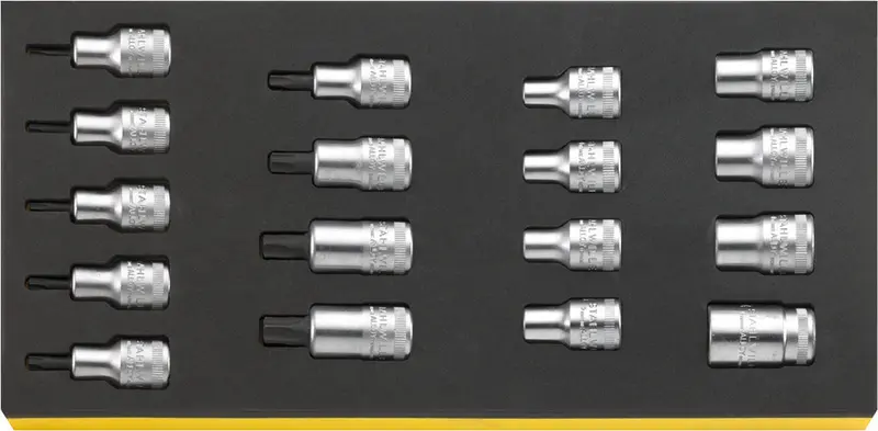 Stahlwille Tcs 50Tx/54Tx/17 1/2" Socket Set – High-Performance Tcs Insert Storage 1