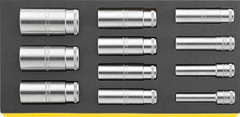 Stahlwille Tcs 51/11 1/2" Socket Set – Tcs Insert-Compatible Precision Socket Kit 1