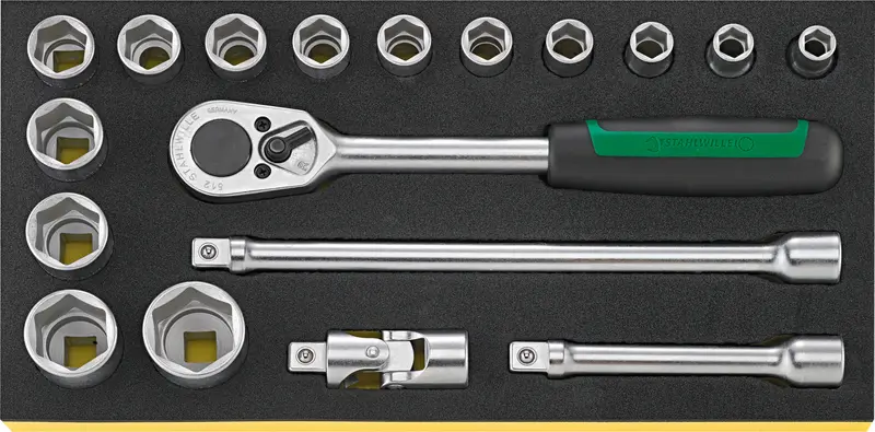 Stahlwille Tcs 52/14/4 1/2" Tool Set – Tcs Insert-Organized Multi-Function Kit 1