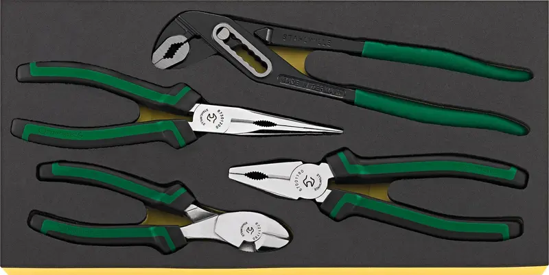 Stahlwille Tcs 6501–6602/4 Heavy-Duty Pliers Set With Tcs Modular Tray 1