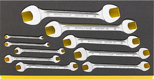 Stahlwille Tcs Wt 10/10 Double Open-Ended Wrench Set (6–32 Mm) 1