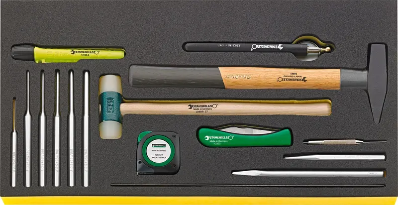 Stahlwille Tcs Wt 102–109/16 Hammer & Chisel Set – Includes Tcs Insert Storage, Model 96830119 1