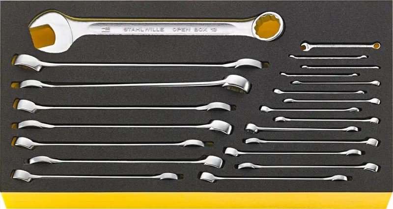 Stahlwille Tcs Wt 13A/22 Combination Wrench Set – Dual-Size Metric Range, Model 96830125 1