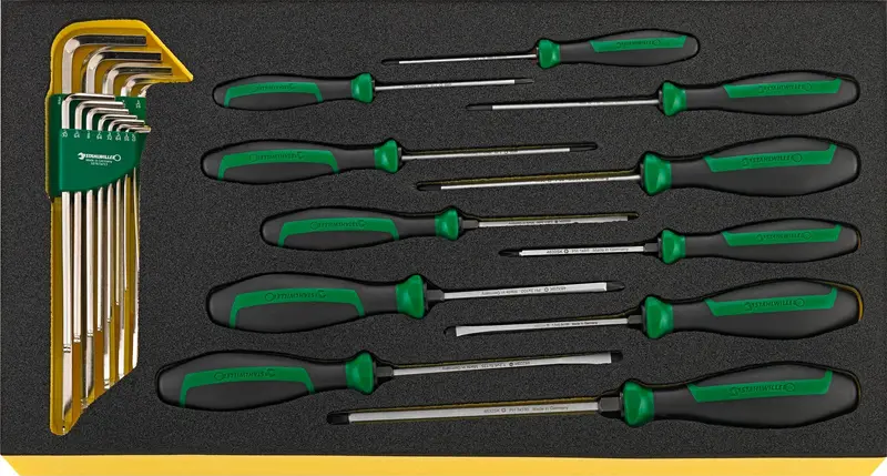 Stahlwille Tcs Wt 4622–4650-1 Drall+ Screwdriver Set – Extended-Length Precision Drivers, Model 96830126 1