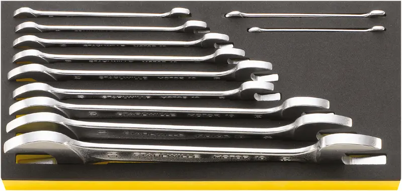 Stahlwille Tcs10/11 Double Open-Ended Wrench Set (6×7 Mm To 34×36 Mm) 1