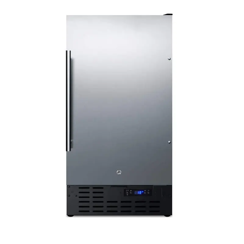 Summit 2.7 Cu. Ft. Stainless Steel Frost-Free Upright Freezer 1