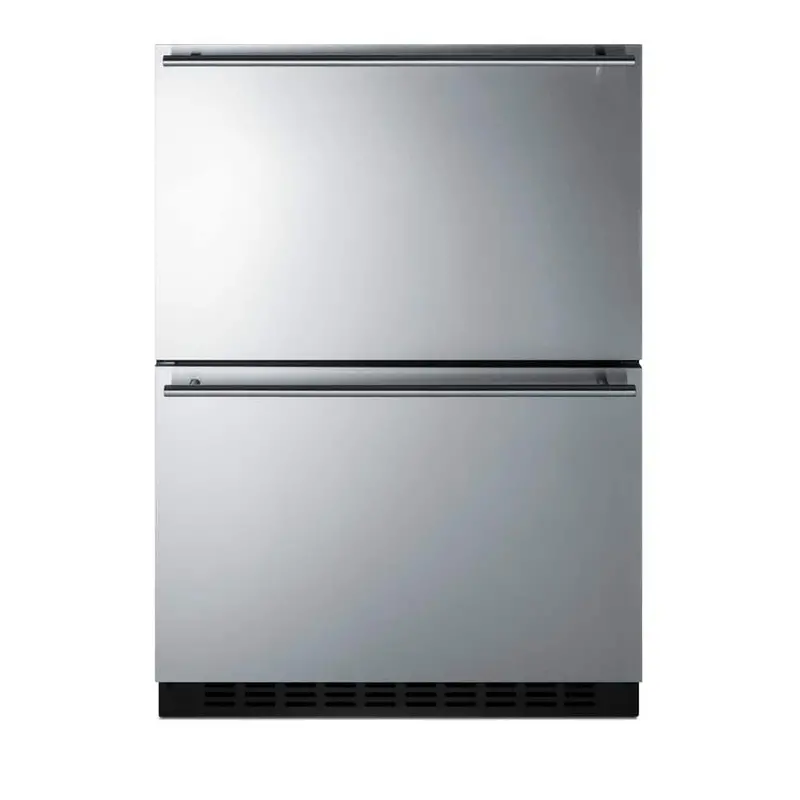 Summit 3.7 Cu. Ft. Stainless Steel Outdoor Drawer-Style Upright Freezer 1