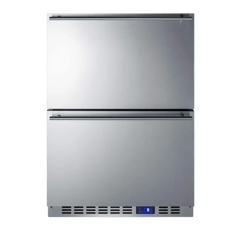 Summit Appliance Stainless Steel 3.5-Cubic-Foot Upright Freezer For Small Spaces 1
