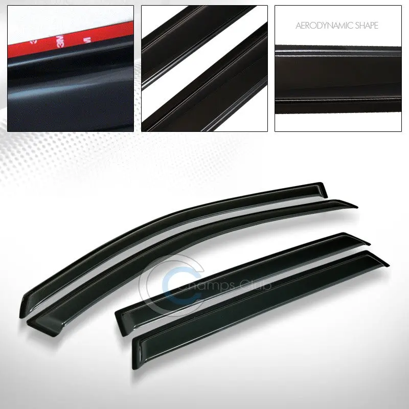 Sun & Rain Guard Visors For 2004–2007 Chevrolet Malibu Maxx Wagon 1