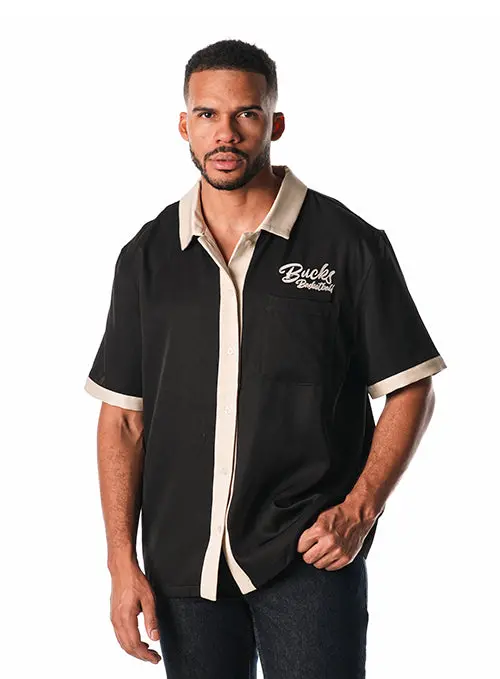 The Wild Collective Fear The Deer Bowling Shirt – Milwaukee Bucks 1